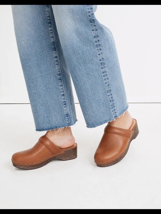 Madewell Shoes - The Cecily Clog in Oiled Leather  English Saddle